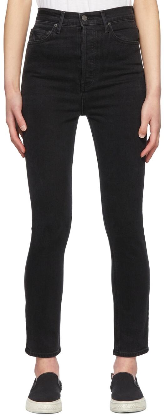 GRLFRND Reed Jeans Denim Faded Worn Look Streetwear Y2k Casual Fall 26